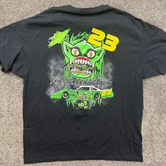 Gildan Team B&S Racing The Green Goblin #23 John Curtis Jr Mens XL T-Shirt Black