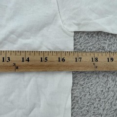 Vintage Hanes Blank White Shirt Mens XS/S Crewneck Short Sleeve Cotton Basic Tee