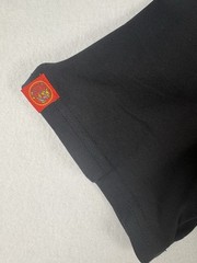 Vintage Style Japanese Brand Sukajan Dragon Embroidered Koi Fish Shirt Black L
