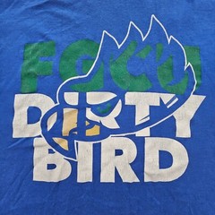 Florida Gulf Coast Dirty Bird Blue Short Sleeve Cotton Blend T-Shirt Men’s S