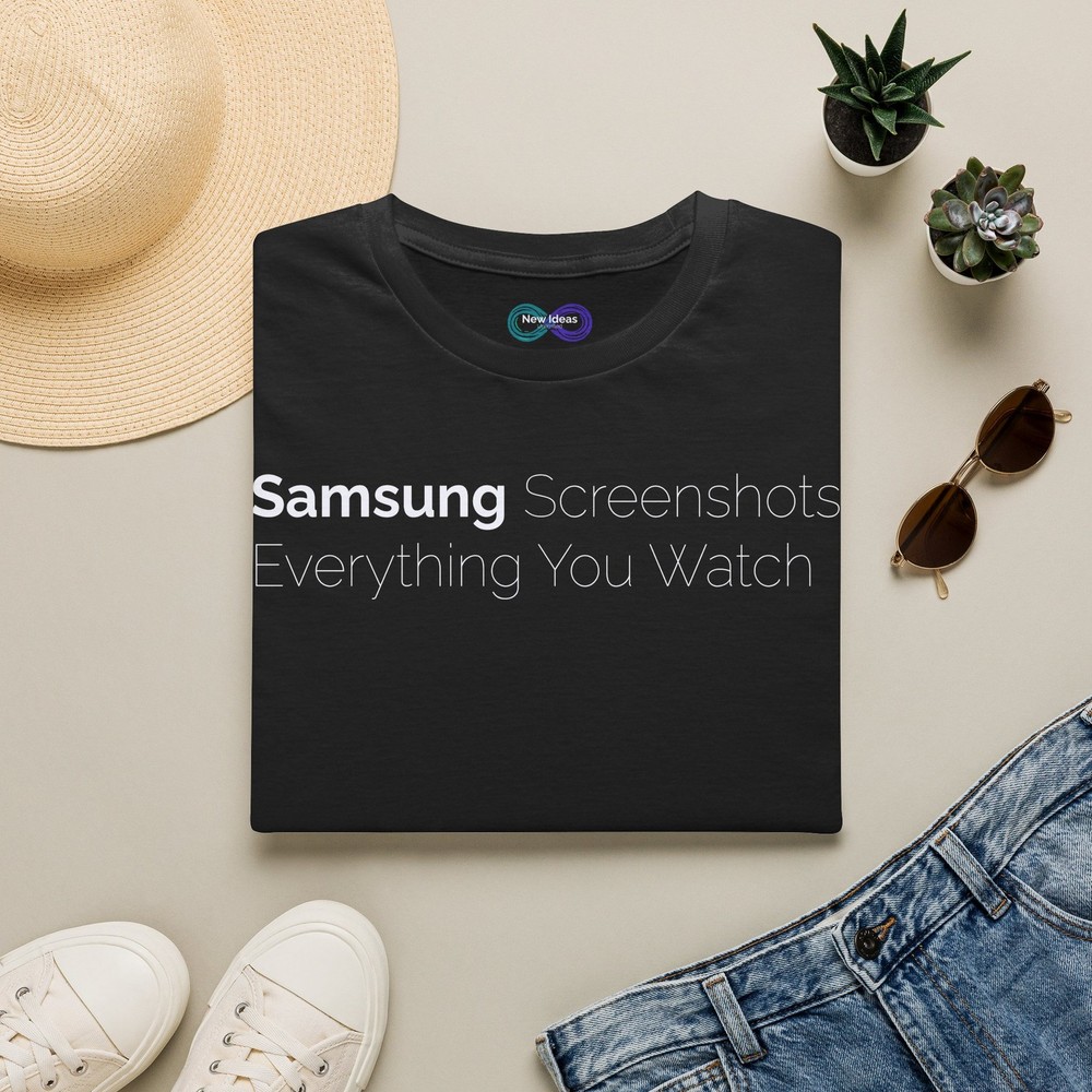 Samsung Screenshots Everything You Watch T-Shirt | Tech Logo Tee