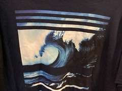 NWT HANG TEN Navy Blue Ocean Waves Surfing S/S T-shirt SZ XL – Cool