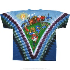 GRATEFUL DEAD-CASEY JONES-BEARS-SYF-2 Sd-TIE DYE T-SHIRT M-L-XL-2X-3X + 6Xw/VT
