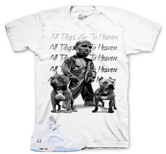 Shirts To Match Jordan 5 White Metallic Sneaker Tees – All Dogs Shirt