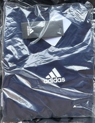 Men’s Adidas Fresh Badge of Sport Short Sleeve T Shirt Tee, Navy Blue, NEW