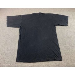Vintage US Bull T Shirt Large Black Cotton Short Sleeve Graphic Brazil Made