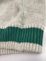 X-LARGE Knit Sweater (Thick), XL, Cotton, Gray, 101223015003
