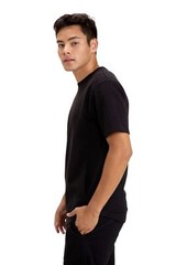 Mono B Mens Seamlines Organic Cotton Kangaroo Short Sleeve Sweatshirt