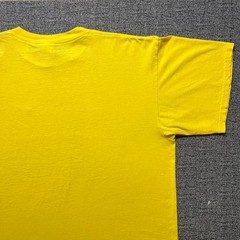 Vintage 90s Nike White Tag Shirt XL Yellow Embroidered Mini Swoosh Made In USA