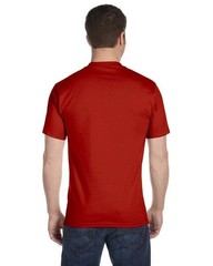Hanes 518T Men’s Cotton Short Sleeve T Shirt Crew Neck Beefy-T Tall Red size 2XT
