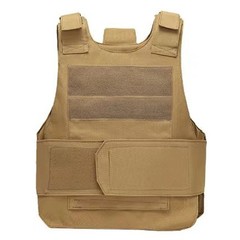Body Bulletproof Vest Front Back Plates Armor Tactical Jacket Guard Security Kit