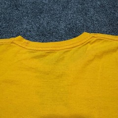 Volcom Shirt Mens Medium Yellow Cotton Tee Short Sleeve Stone Logo