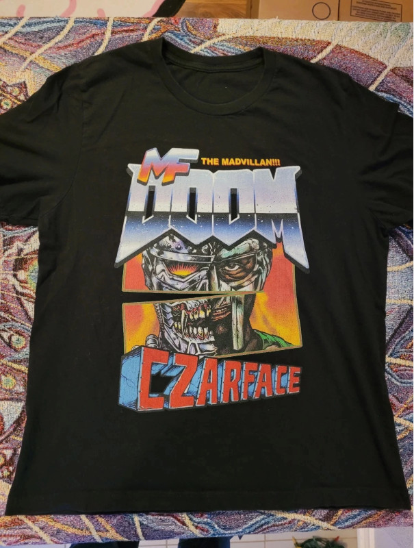 MF Doom Meets Czarface Collab T-Shirt All Sizes