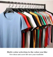 Men’s 100% Cotton T-Shirt Summer Casual Loose Fit Graphic Print Crew Neck Short