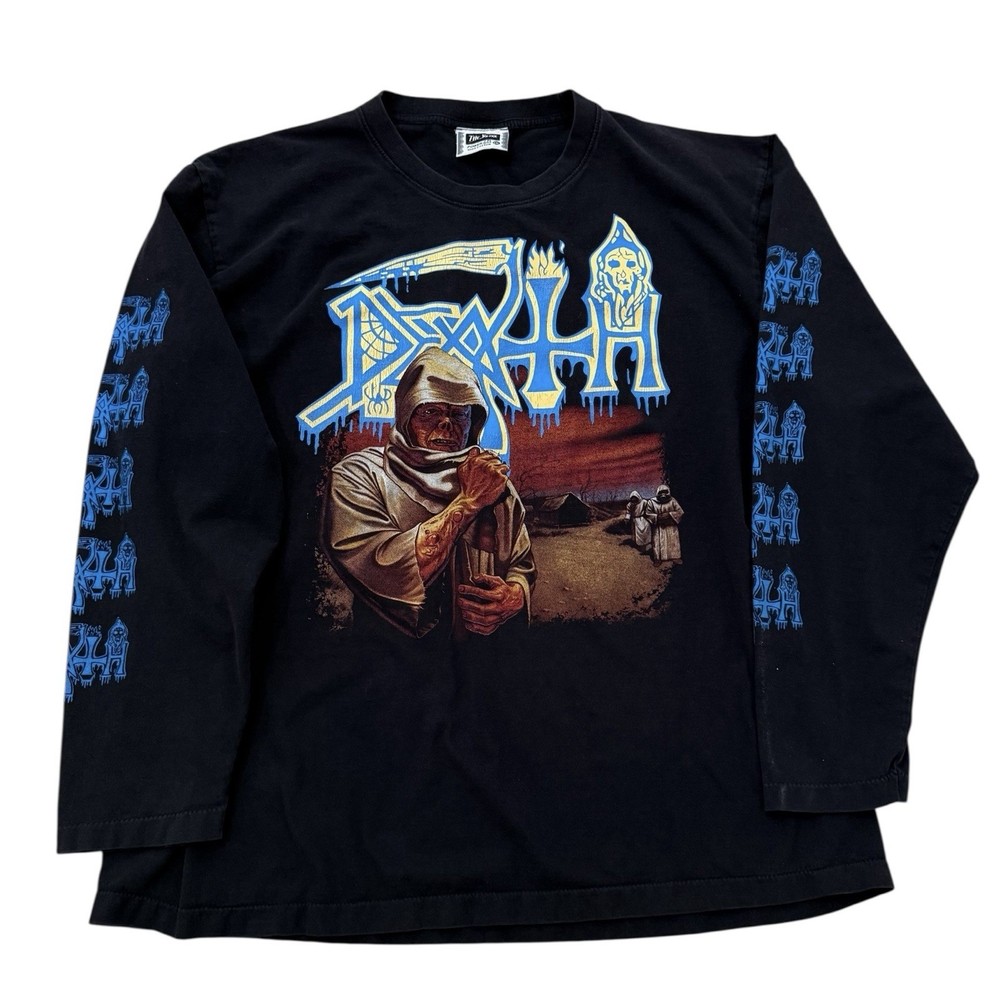 Vintage 90’s Death Leprosy Single Stitch Long Sleeve T-shirt Metal Band Sz XXL