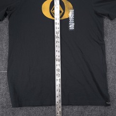 Volcom Mens Medium Black Elliptical Stone Logo Organic Cotton T-Shirt NWT
