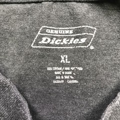 Dickies Gray Short Sleeve Mens XL Pullover Performance Work Shirt Pocket Cot Pol