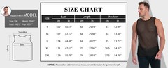 Men’s See Through Mesh Muscle Tee Fitted Sleeveless Clubwear Top Breathable