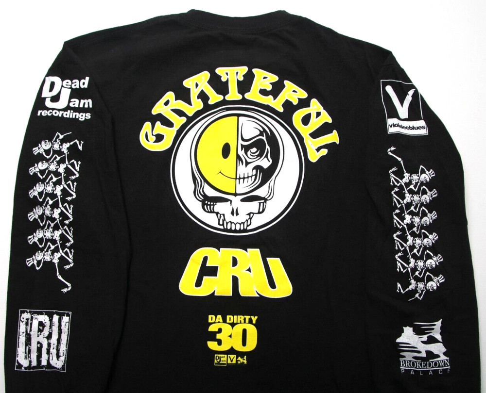 VTG WOMS ~GRATEFUL CRU~ TEE M deansnuts/dead/da/dirty/lp/jam/def/violator/record