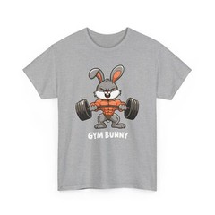 Gym Bunny T-Shirt | Gym Enthusiast Powerlifting Tee | Weightlifting Workout