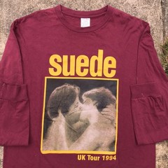 Vintage Suede 90s Tour Retro Style Cotton Unisex Shirt Reprint S-5XL WA1549