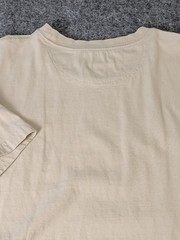 Joe Marlin Unwind T-Shirt Men’s XL Beige Chest Pocket 100% Cotton Short Sleeve