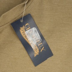 Cremieux Men’s Long-Sleeve Shirt Notch Neck XL Tan Solid Tagless NWT