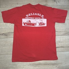 VTG 60s 70s Hi Cru Stedman Red Graphic Tee Single Stitch USA Mens L
