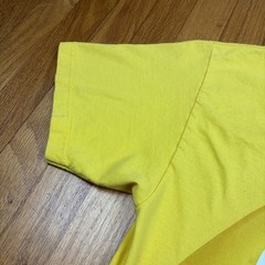 2009 M&Ms Yellow M&M Graphic T Shirt Size Large All Over Print AOP Short Sleeve