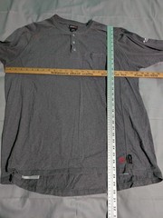 Ariat FR Shirt Mens Sz XL Gray Henley Fire Resistant Long Sleeve CAT2 2112