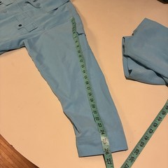 Vintage Veezo Streetwear Hip Hop Y2K Baby Blue Baggy Shirt & Pants Outfit SZ XL