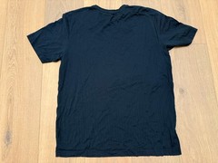 Hugo Boss Mens M Mercerised Cotton Crew Neck Tee Navy Blue Classic Modern Medium