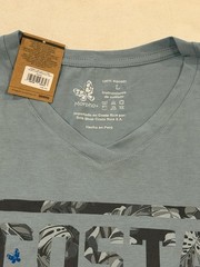 NWT Morpho Costa Rica Graphic T-Shirt Men’s L Tropical Happiest Country Spellout