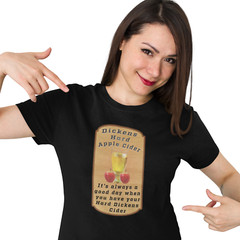 Dickens Hard Apple Cider. Funny sarcastic raunchy gift for him dad her friend