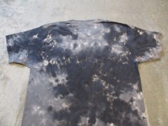 Poetic Justice Shirt Mens Large Black Gray Tie Dye Tupac Rap Hip Hop Street Wear