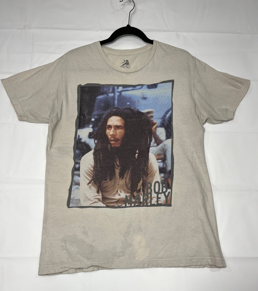 Bob Marley Tshirt Zion Mens Size Large Full Color Image