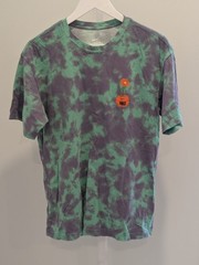 Nike Max90 Just Do It Basketball Shirt Small Green Purple Tie-Dye Hawaiian Theme