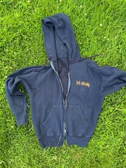Def Leppard Original Vintage 1981 Tour Hooded Sweatshirt Broken Zipper