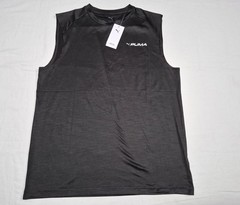Puma Mens All In Sports Short Sleeve Sports Training Gym Tank Black White