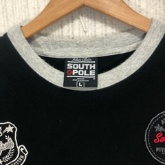 Southpole Authentic Collection Black Ringer Graphic Tee Shirt Mens Large L