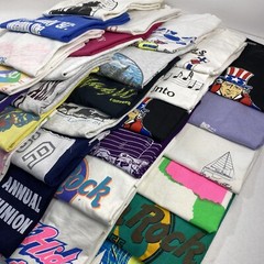 Wholesale Lot of 30 Vintage Short Sleeve Tee Shirts (Sizes In Description)