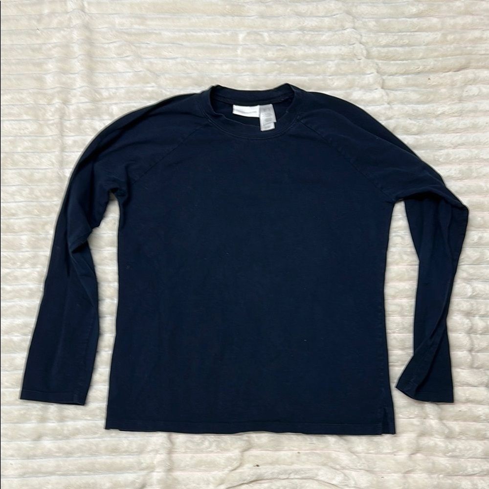 Liz Claiborne Men’s Navy Long Sleeve Shirt Size Large