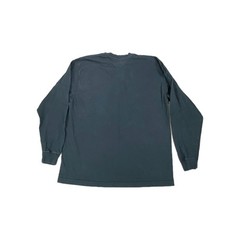 Carhartt Henley Shirt Mens Large Black Loose Fit Heavyweight Ribbed Knit Cuff