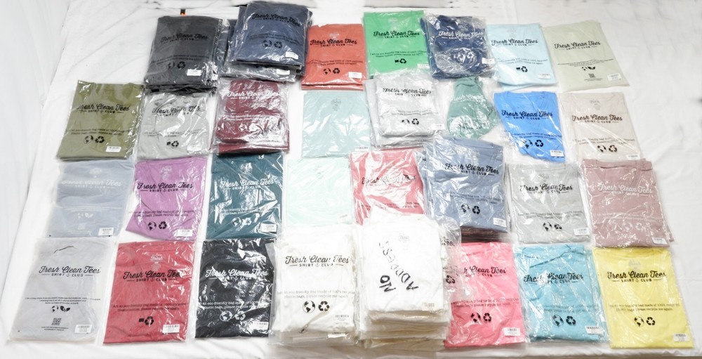 Fresh Clean Tees Men’s Short Sleeve V-Neck T-Shirt Asst Color Size S-3XL
