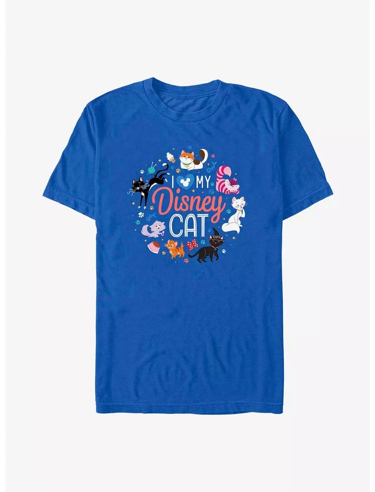 Disney I Love Disney Cats T-Shirt Men Women Unisex1