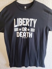 Next Level Men’s XL Crew Neck T-Shirt SS “Liberty or Death” “Lions Not Sheep”