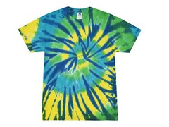 Multi-Color Karma Tie Dye T-Shirts Kids & Adult SM – 5XL 100% Cotton Colortone