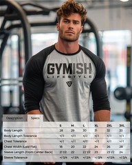 025. RAGLAN Bench Press Funny Workout Gym T-Shirt for Men