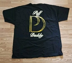 Vintage 90s Puff Daddy Sean John Combs Rap T Shirt 2XL Double Sided