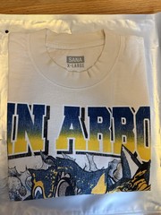 SANA AA RIPPING SKELETON TEE SHIRT XL MICHIGAN ANN ARBOR STREETWEAR